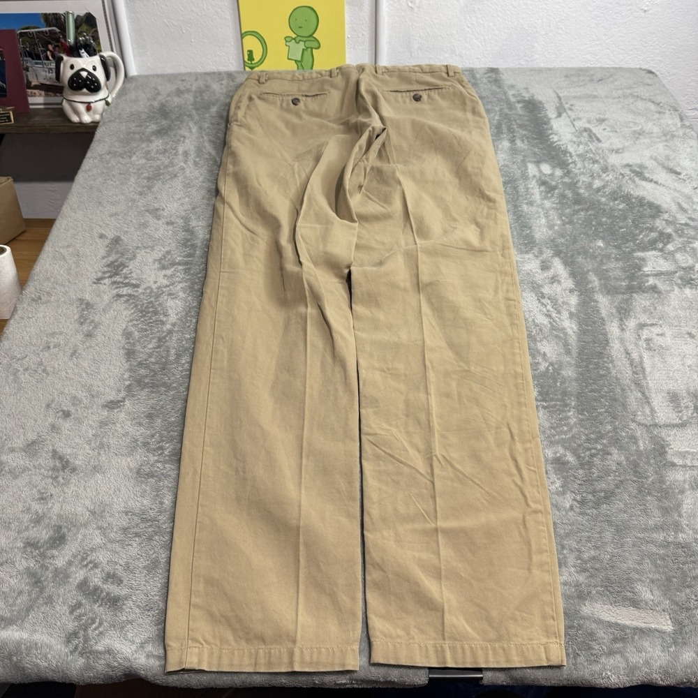 Polo Ralph Lauren Chino Men's Classic Fit Beige Twill Chino 32x33 Preppy College - Picture 8 of 15